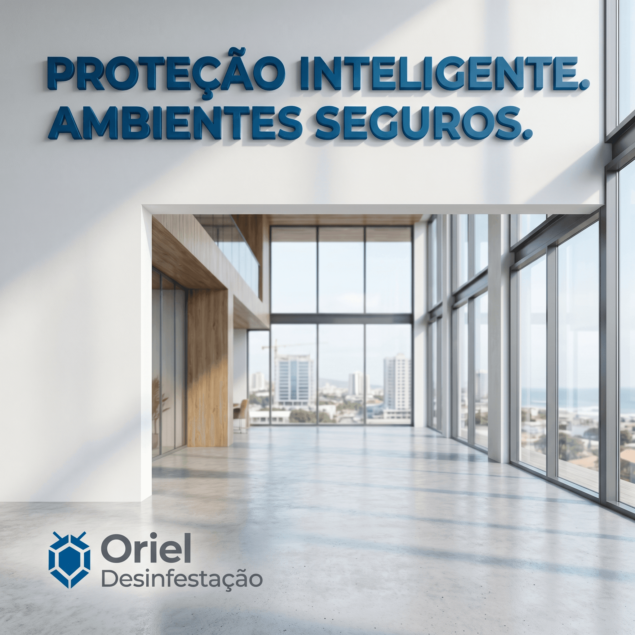 Ambiente empresarial higienizado - Proteção Inteligente